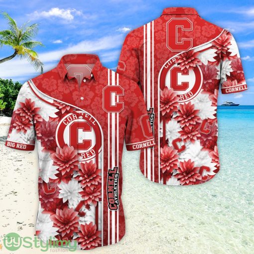 Cornell Big Red Aloha Hawaiian Shirt Trending Summer Beach Gift