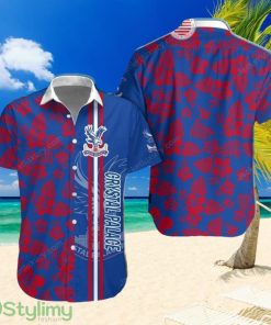 Crystal Palace Fc Red Flower Hawaiian Shirt Men And Women Aloha Shirt Product Photo 1