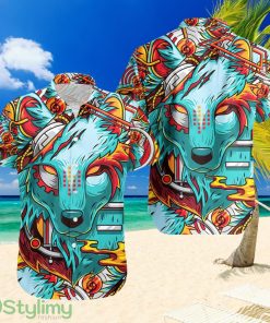 Cyber Wolf Hawaiian Shirt For Men And Women Adult Wt5103 Product Photo 1