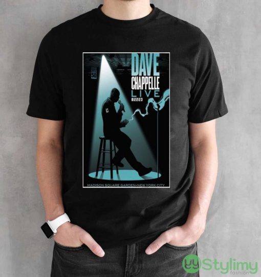 Dave Chappelle August 22 2023 Madison Square Garden New York NY shirt - Black Unisex T-Shirt