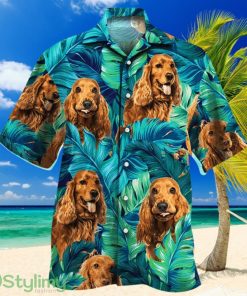 English Cocker Spaniel Dog Lovers Gift Ideal Tropical Leaves Hawaiian Shirt Product Photo 1