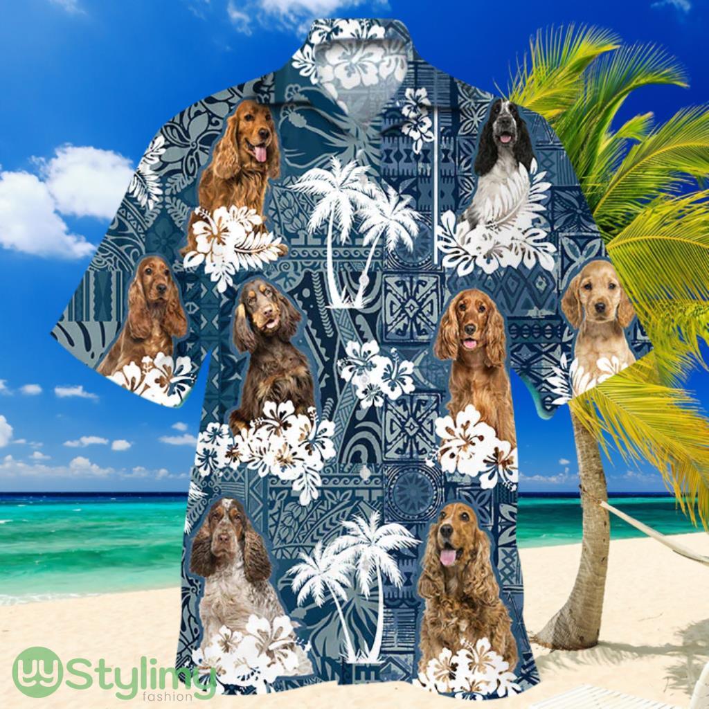 English Cocker Spaniel Hawaiian Shirt, Hawaiian Shirt Vintage Flowers Aloha Shirt For Dog Lovers 2 English Cocker Spaniel Hawaiian Shirt, Hawaiian Shirt Vintage Flowers Aloha Shirt For Dog Lovers Product Photo 1