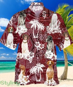 English Pointer Red Hawaiian Shirt, Gift For Dog Lover Shirts Product Photo 1