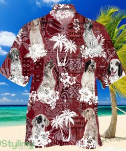 English Setter 2 Red Hawaiian Shirt, Gift For Dog Lover Shirts Product Photo 1