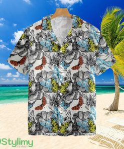 Flying Butterflies Shirt For Men Tropial Hawaiian Shirt For Men And Women Product Photo 1