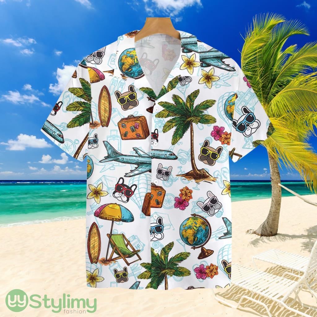 French Bulldog Sunglasses Aloha Tropical Hawaiian Shirt 1 French Bulldog Sunglasses Aloha Tropical Hawaiian Shirt Product Photo 1
