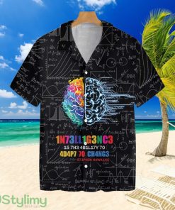 Funny Intelligence Tropical Hawaiian Shirt Product Photo 1
