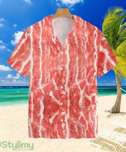 Funny Pork Meat Tropical Hawaiian Shirt Product Photo 1