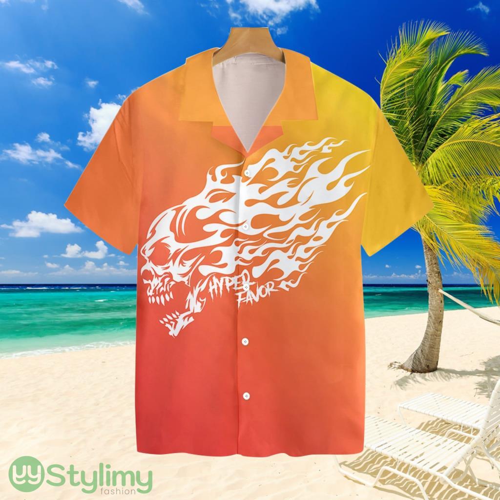 Furious Skull With Sunset Background Tropical Hawaiian Shirt 2 Furious Skull With Sunset Background Tropical Hawaiian Shirt Product Photo 1
