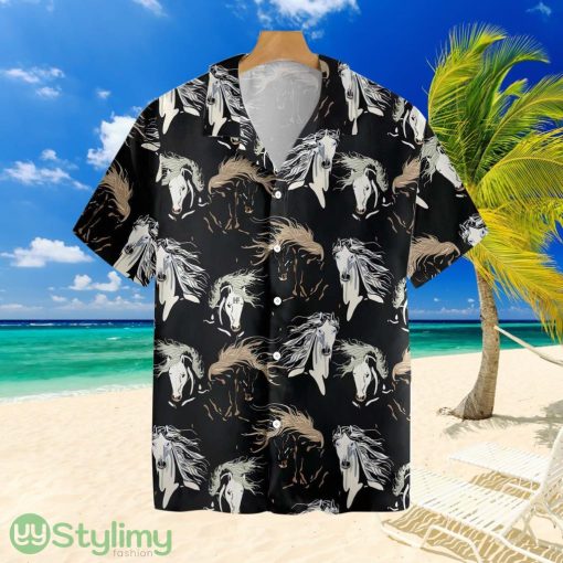 Galloping Horse Shirt For MenTropical Hawaiian Shirt