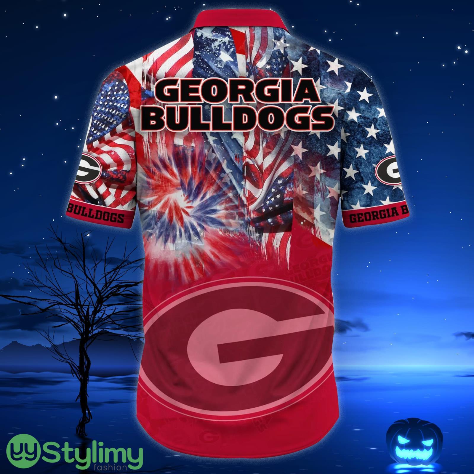 Georgia Bulldogs NCAA1 US Flag Independence Day Hawaiian Shirt For Men And Women 3 Georgia Bulldogs NCAA1 US Flag Independence Day Hawaiian Shirt For Men And Women Product Photo 3