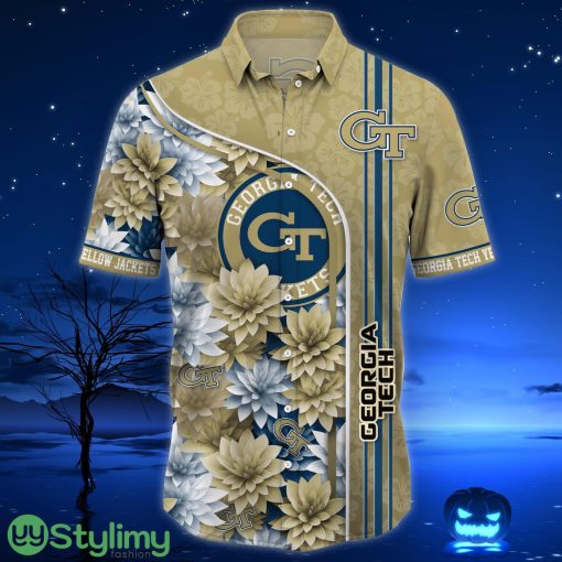 Georgia Tech Yellow Jackets Hawaiian Shirt Trending Summer. Gift For Fan H51333 Product Photo 2