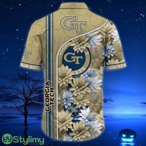 Georgia Tech Yellow Jackets Hawaiian Shirt Trending Summer. Gift For Fan H51333 Product Photo 3