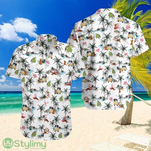 German Shepherd Hawaii Tropical Hawaiian Shirt