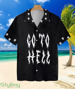 Go To Hell Goth Tropical Hawaiian Shirt Product Photo 1
