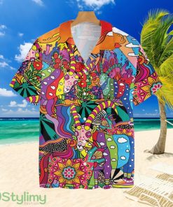 Goats Hippie Tropical Hawaiian Shirt Product Photo 1