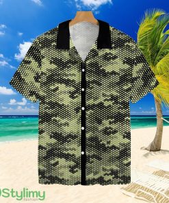 Golf Ball Texture Digital Camo Tropical Hawaiian Shirt Product Photo 1