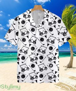 Golf Carts Tropical Hawaiian Shirt Product Photo 1