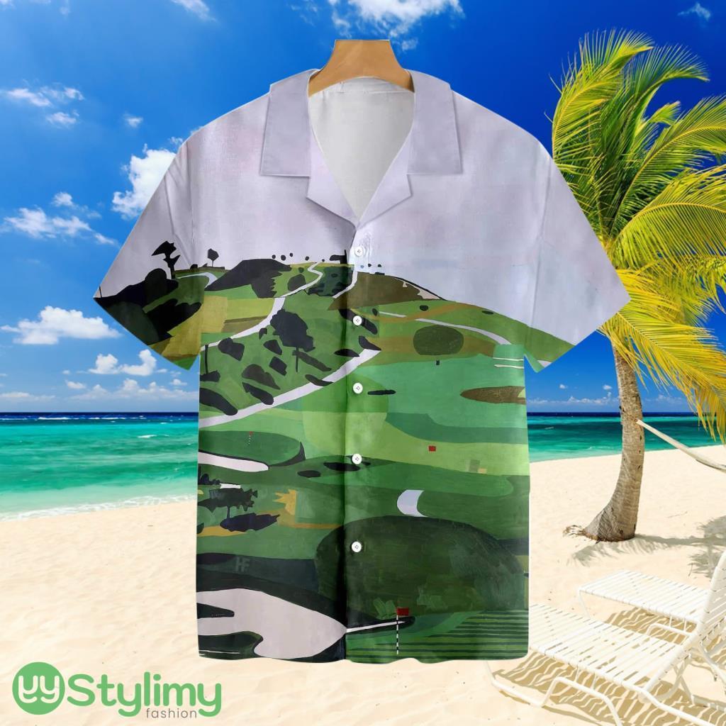 Golf Course Canvas Tropical Hawaiian Shirt 2 Golf Course Canvas Tropical Hawaiian Shirt Product Photo 1