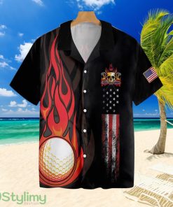 Golf Flame Tropical Hawaiian Shirt Product Photo 1