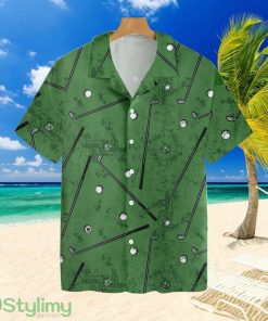 Golf Green Pattern Tropical Hawaiian Shirt Product Photo 1