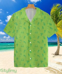 Golf Heartbeat Lifeline Tropical Hawaiian Shirt Product Photo 1