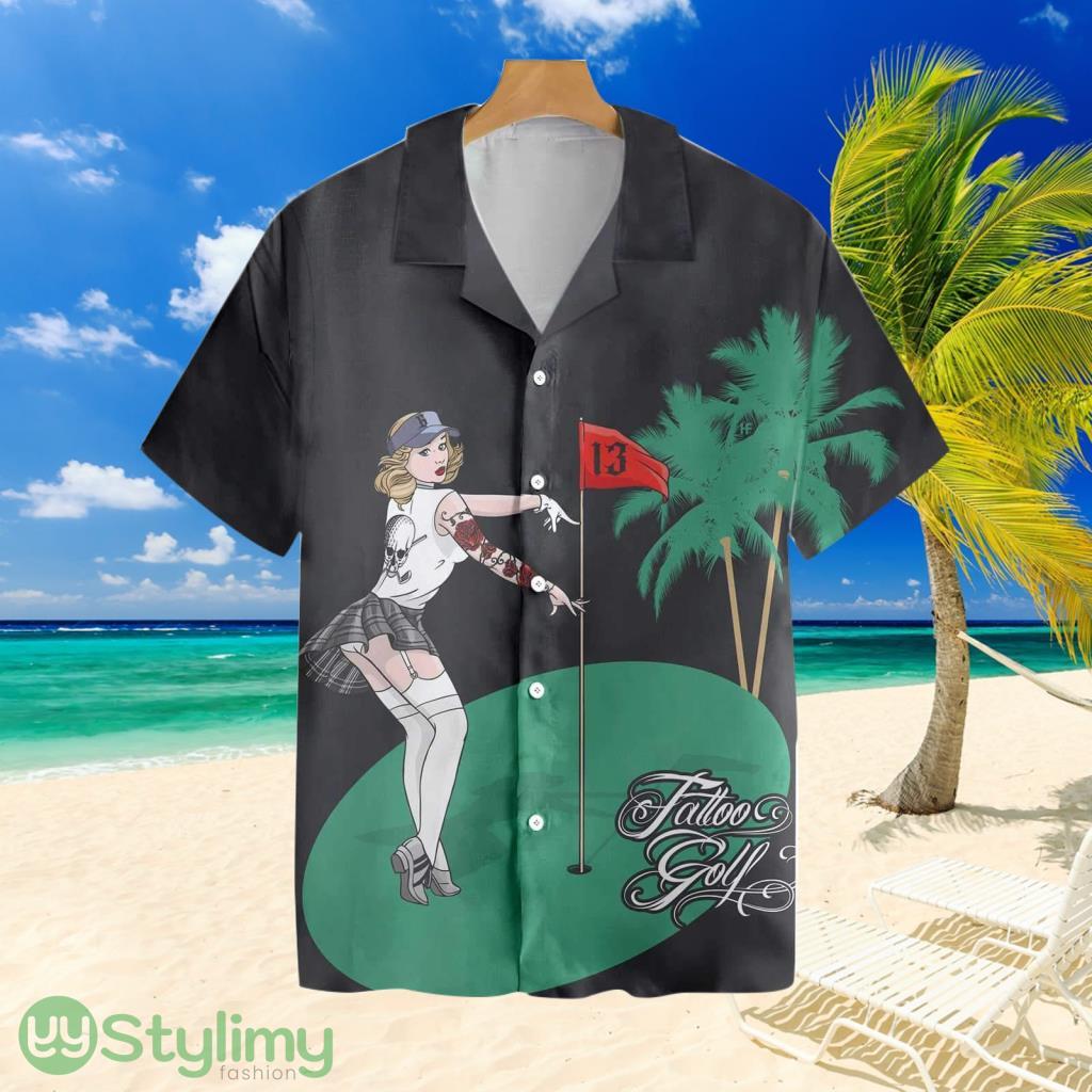 Golf Pin High Performance Tropical Hawaiian Shirt 2 Golf Pin High Performance Tropical Hawaiian Shirt Product Photo 1