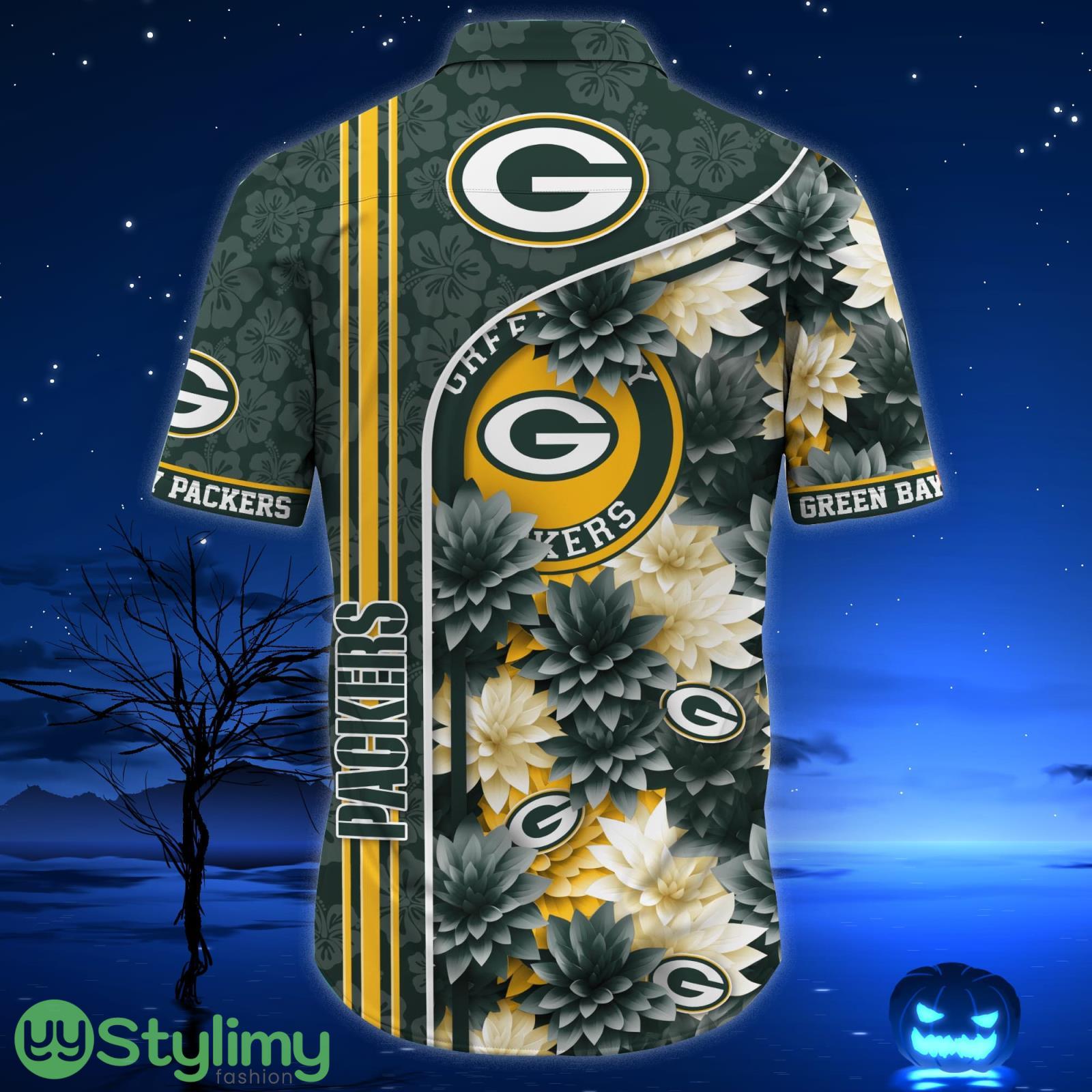 Green Bay Packers Aloha Hawaiian Shirt Trending Summer Beach Gift 3 Green Bay Packers Hawaiian Shirt Trending Summer. Gift For Fan H51333 Product Photo 3
