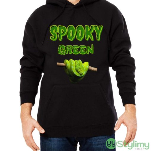 Green Tree Python Snake Lover B Day Present Active Halloween shirt - Men Black Hoodie