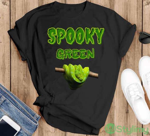 Green Tree Python Snake Lover B Day Present Active Halloween shirt - Black T-Shirt
