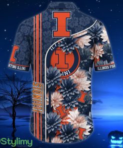 Illinois Fighting Illini Hawaiian Shirt Trending Summer. Gift For Fan H51333 Product Photo 4
