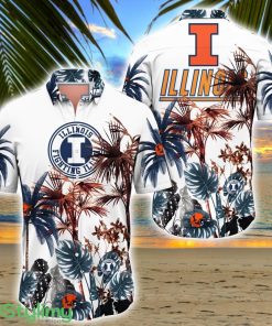 Illinois Fighting Illini NCAA3 Aloha Summer Gift Hawaiian Shirt For Fans Product Photo 1