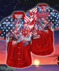 Indiana Hoosiers NCAA3 US Flag Independence Day Hawaiian Shirt For Men And Women Product Photo 1