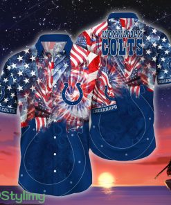 Indianapolis Colts NFL US Flag Independence Day Hawaiian Shirt For Men And Women Product Photo 1