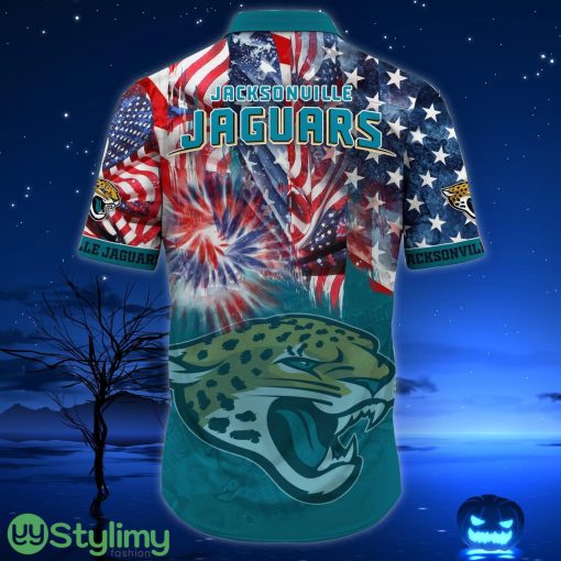 Jacksonville Jaguars NFL US Flag Independence Day Hawaiian Shirt For Men And Women Product Photo 3