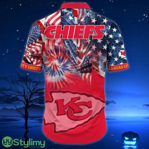 Kansas City Chiefs NFL US Flag Independence Day Hawaiian Shirt For Men And Women Product Photo 3