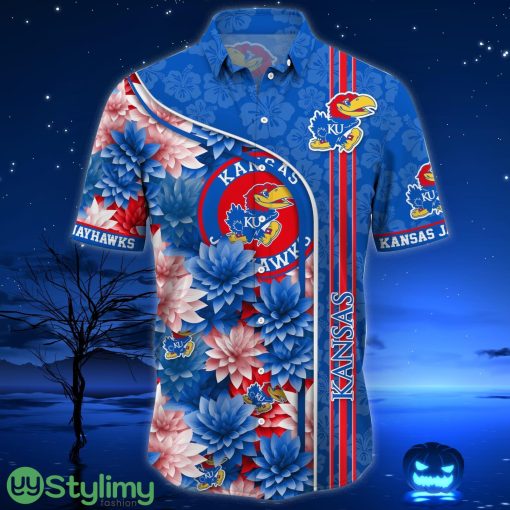Kansas Jayhawks Aloha Hawaiian Shirt Trending Summer Beach Gift Product Photo 2