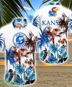 Kansas Jayhawks NCAA2 Aloha Summer Gift Hawaiian Shirt For Fans Product Photo 1