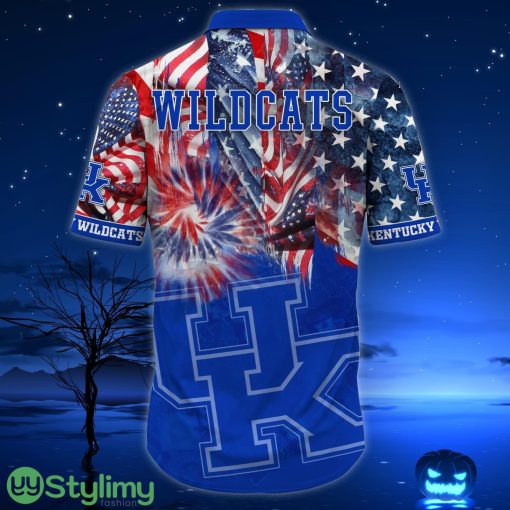 Kentucky Wildcats NCAA2 US Flag Independence Day Hawaiian Shirt For Men And Women Product Photo 3