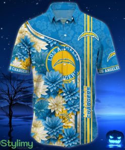 Los Angeles Chargers Aloha Hawaiian Shirt Trending Summer Beach Gift Product Photo 2