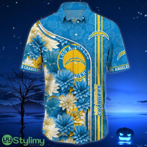 Los Angeles Chargers Aloha Hawaiian Shirt Trending Summer Beach Gift