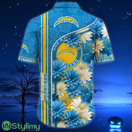 Los Angeles Chargers Aloha Hawaiian Shirt Trending Summer Beach Gift