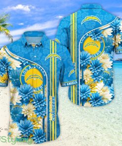 Los Angeles Chargers Aloha Hawaiian Shirt Trending Summer Beach Gift Product Photo 1