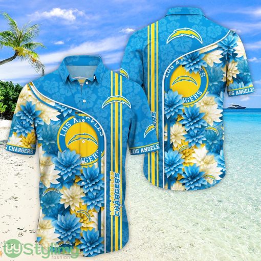 Los Angeles Chargers Aloha Hawaiian Shirt Trending Summer Beach Gift