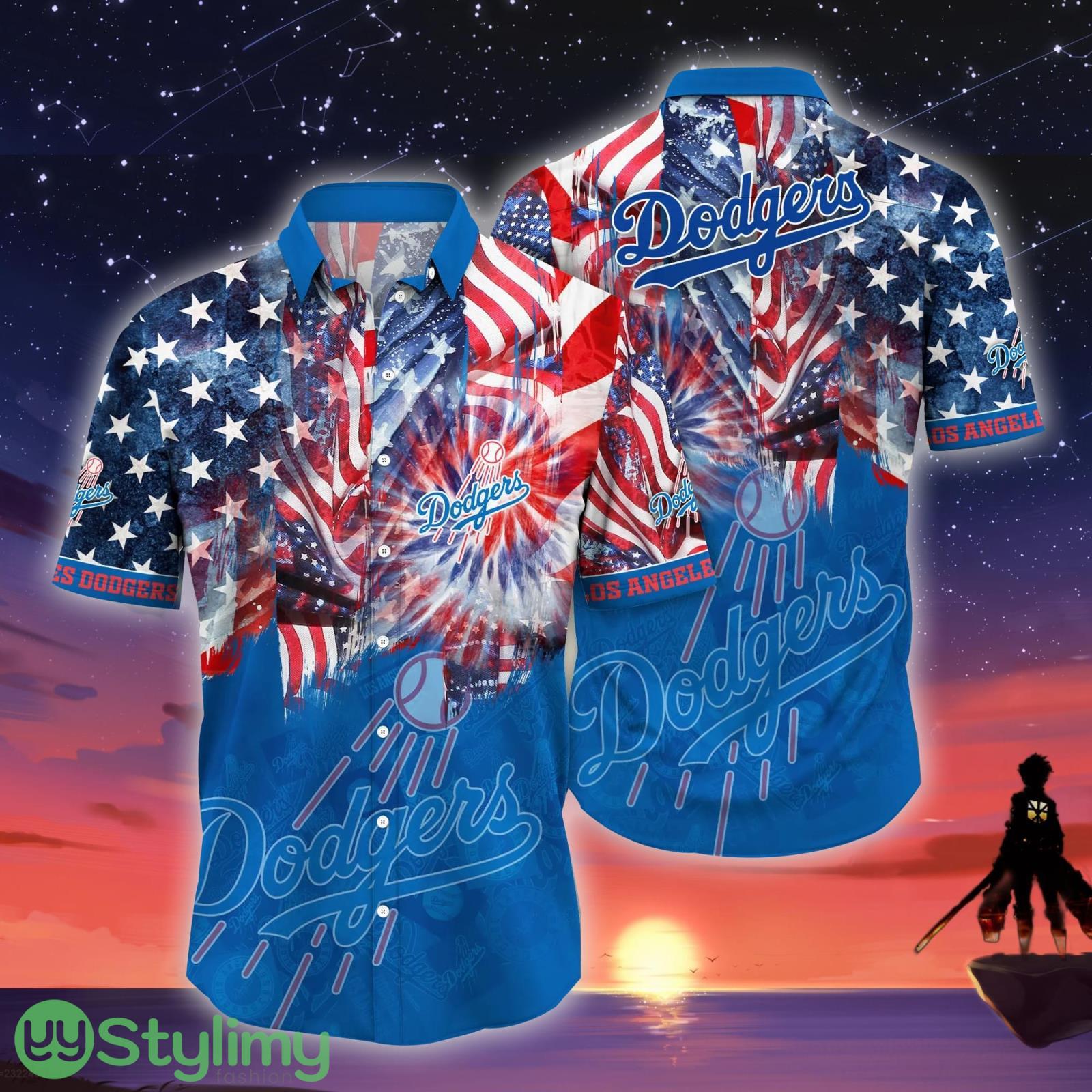 Los Angeles Dodgers MLB US Flag Independence Day Hawaiian Shirt For Men And Women 4 Los Angeles Dodgers MLB US Flag Independence Day Hawaiian Shirt For Men And Women Product Photo 1