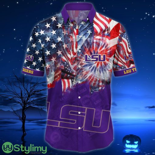 LSU TIGERS NCAA1 US Flag Independence Day Hawaiian Shirt For Men And Women Product Photo 2