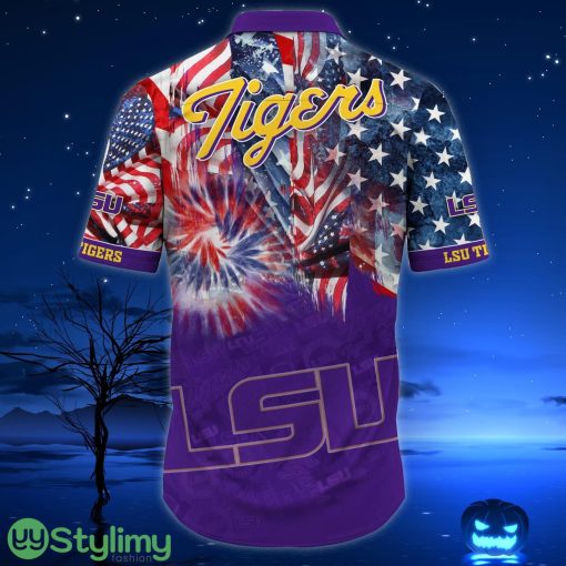 LSU TIGERS NCAA1 US Flag Independence Day Hawaiian Shirt For Men And Women Product Photo 3