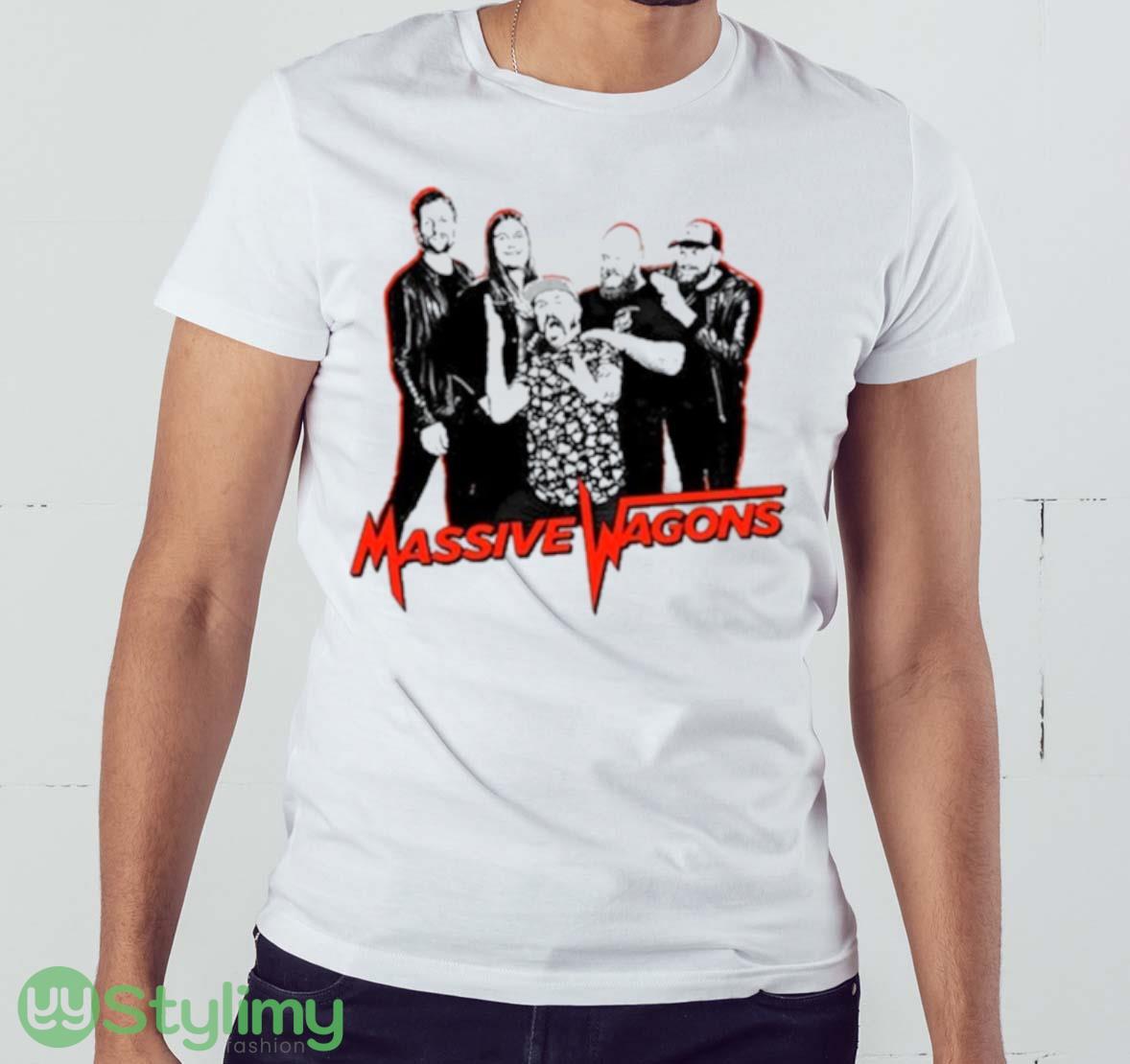 massive Wagons Band Shirt 4 massive Wagons Band Shirt - White Men T-Shirt