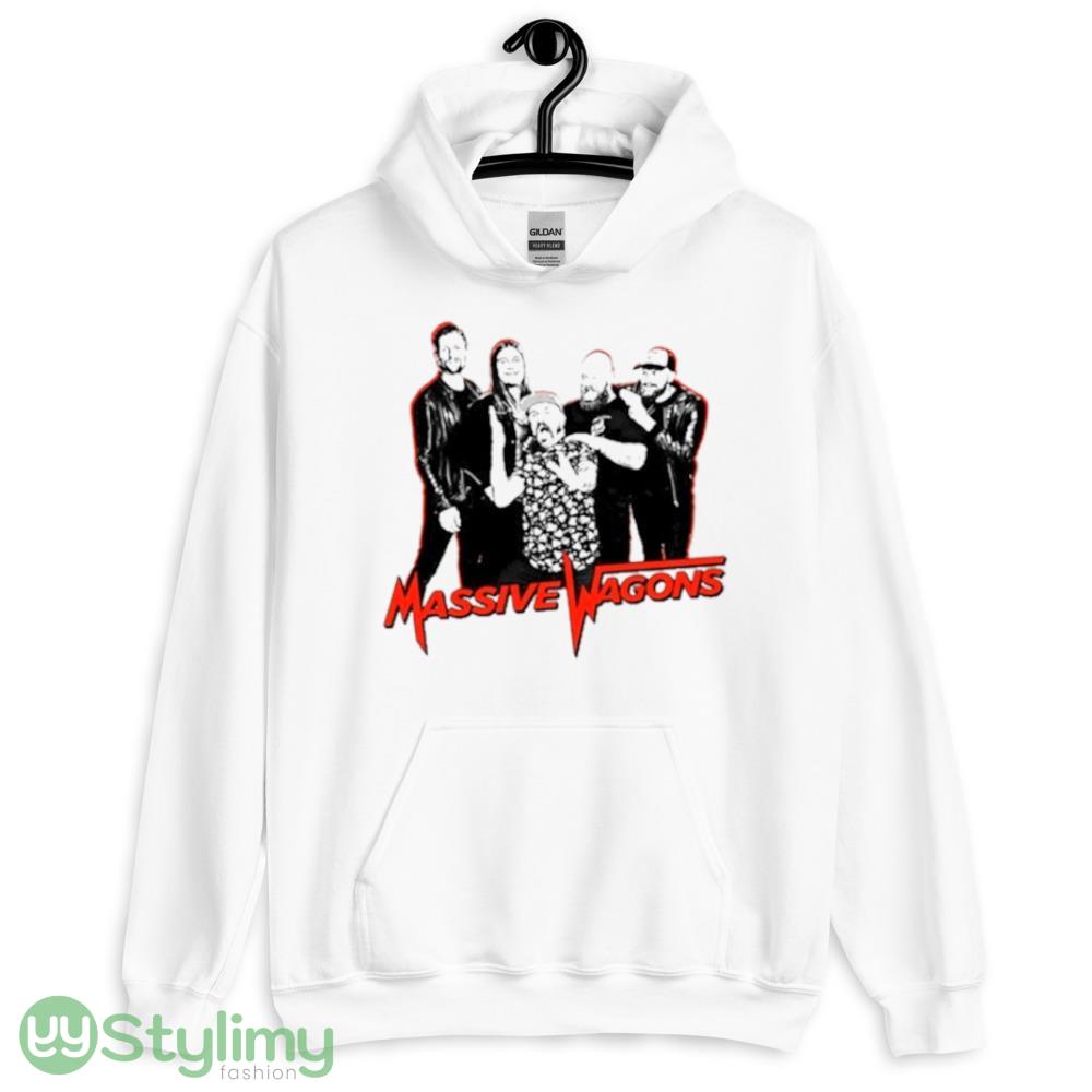 massive Wagons Band Shirt 7 massive Wagons Band Shirt - 18500 Unisex Heavy Blend Hooded Sweatshirt-1