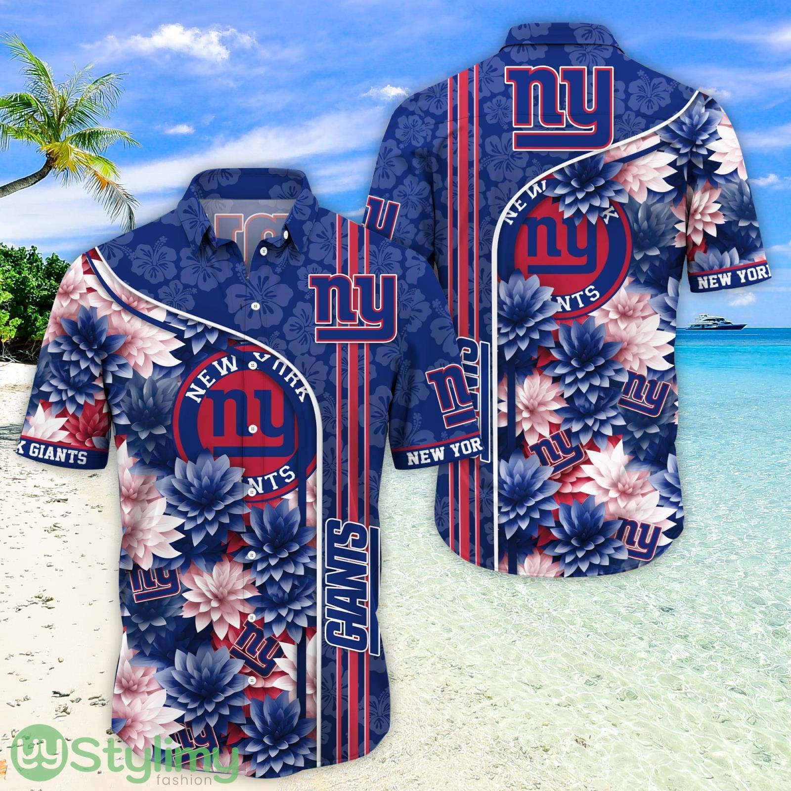 New York Giants Aloha Hawaiian Shirt Trending Summer Beach Gift 4 New York Giants Aloha Hawaiian Shirt Trending Summer Beach Gift Product Photo 1